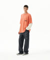Mahagrid Embroidered Splatter Denim Pant