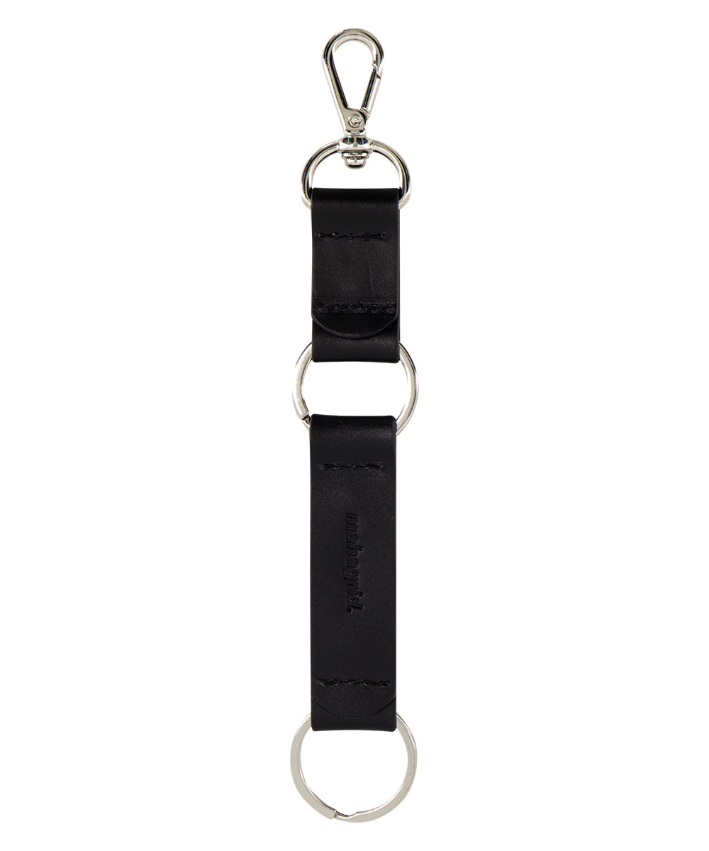Mahagrid CONCHO LEATHER KEYCHAIN [BLACK]