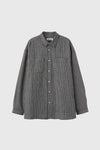 General Idea MAN Seersucker Stripe Shirt