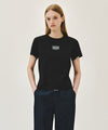 Marithé François Girbaud W SMALL CLASSIC LOGO TEE