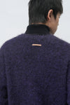 General Idea MAN Wool Blend Hairy Loose Fit Cardigan