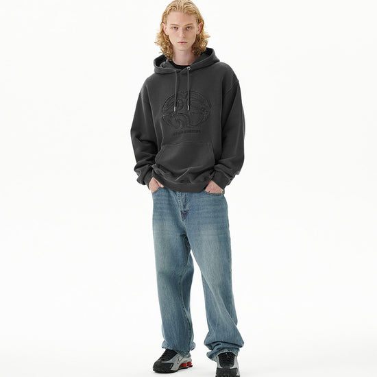 Mahagrid Pigment Eclipse Logo Hoodie