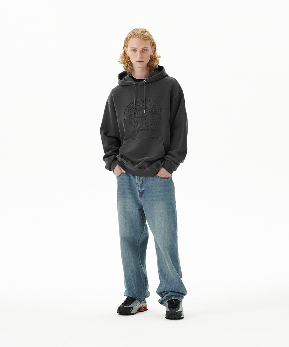 Mahagrid Pigment Eclipse Logo Hoodie