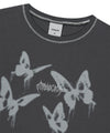 Mahagrid Pigment Butterfly Goth Crop Tee