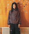 Mahagrid Check Windbreaker in Purple