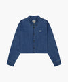 Marithé François Girbaud W CROP DENIM SHIRT