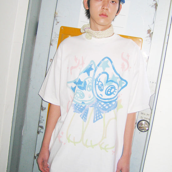 Nice Ghost Club Watercolor Dolls Big Big Tee White
