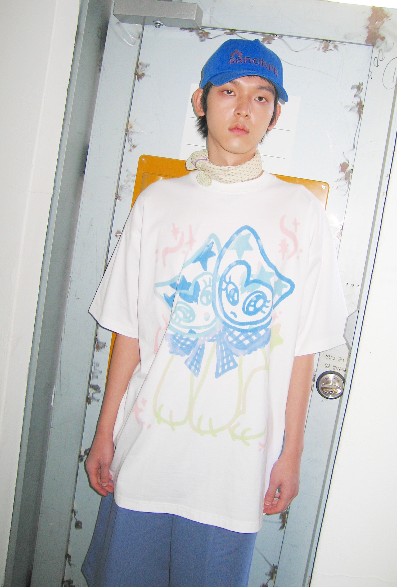 Nice Ghost Club Watercolor Dolls Big Big Tee White