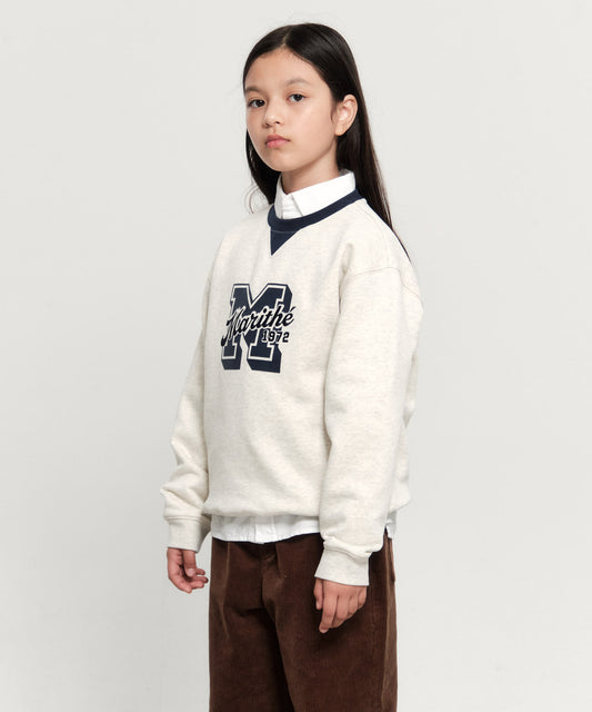 Marithé François Girbaud Kids Bold Logo Sweatshirt