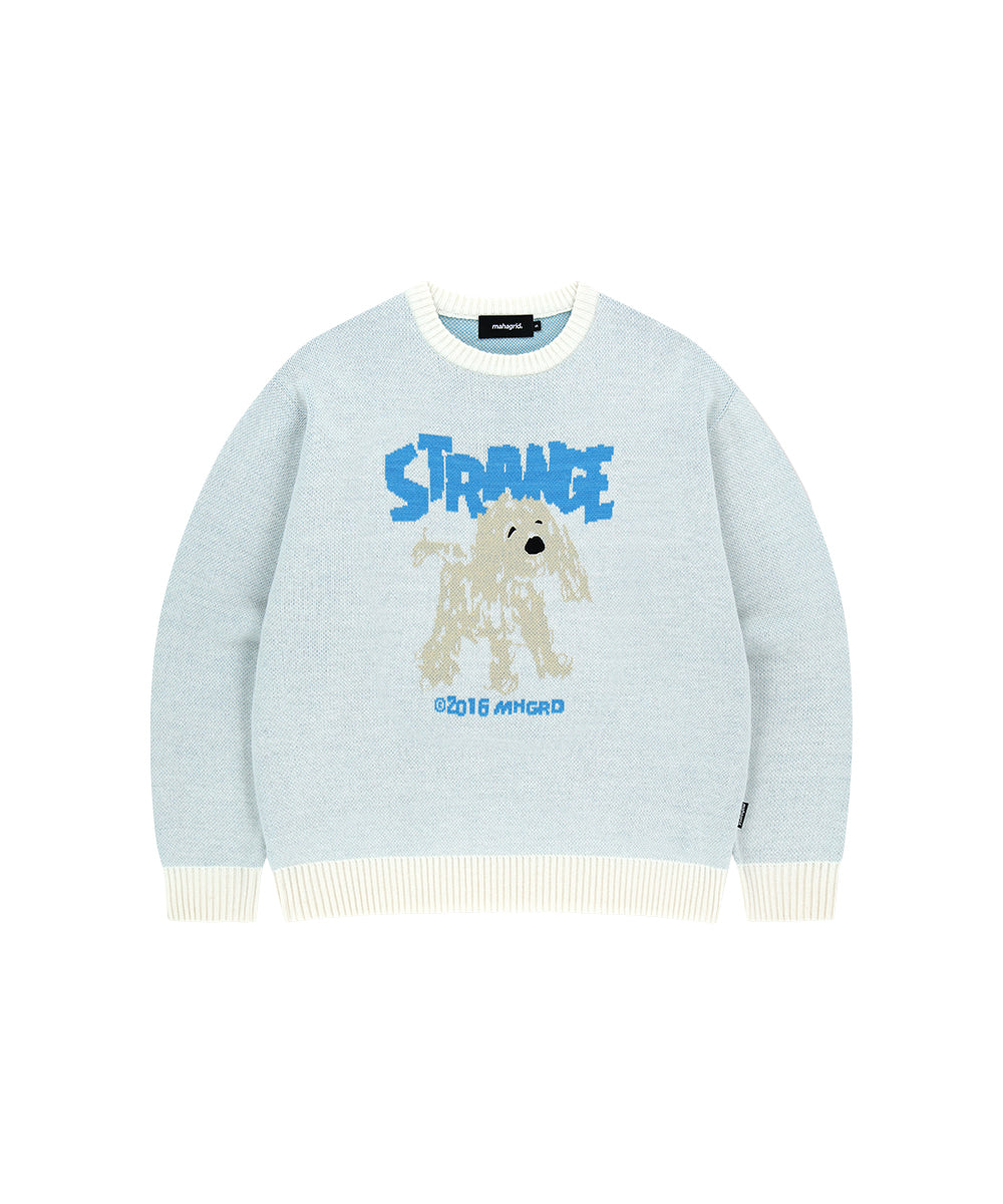 Mahagrid Strange Puppy Knit Sweater