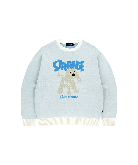 Mahagrid Strange Puppy Knit Sweater