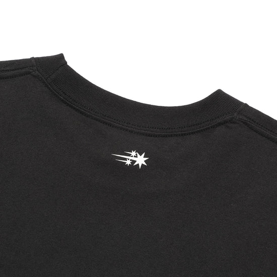 Nice Ghost Club Soul Pussy Cat Ghost Soul Girl Big Tee Black
