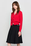 General Idea Woman General Essential Cardigan [Red]
