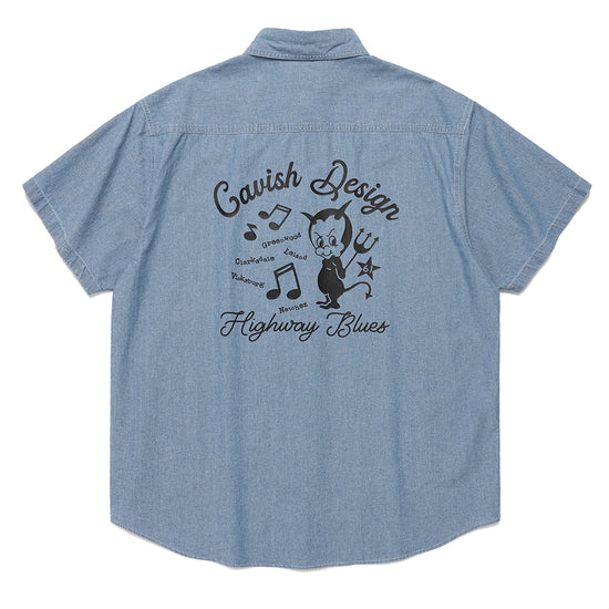 Cavish 61ROAD HALF SLEEVE SHIRT [BLUE]