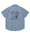 Cavish 61ROAD HALF SLEEVE SHIRT [BLUE]