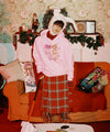Nice Ghost Club Soul Pussy Cat Ghost Soul Girl Rabbit & Bear Hoodie in Pink