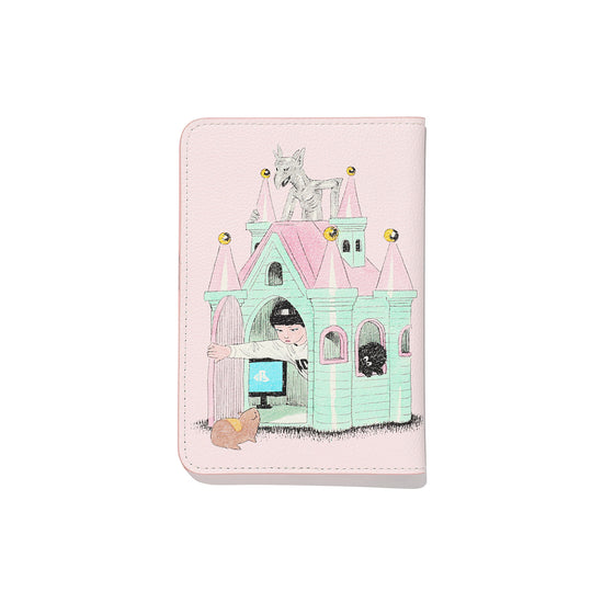 Nice Ghost Club Gakiya Isamu Passport Case [Pink]