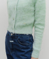 Marithé François Girbaud W Hairy Collar Cardigan