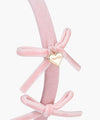 Marithé François Girbaud Kids Velvet Ribbon Hair Band Light Pink