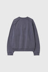 General Idea [XXL Exclusive] UNISEX Garment Dyed Lettering Sweatshirt [GREY]