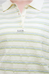 General Idea WOMAN Stripe Collar Half Knit