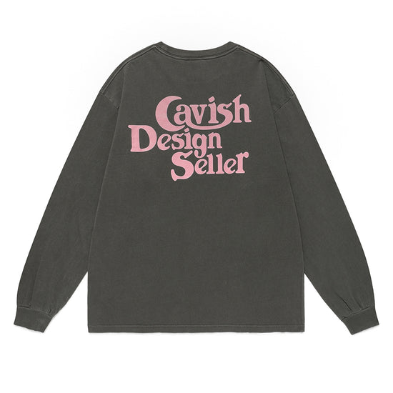 Cavish Pigment Seller Logo Long Sleeve Tee