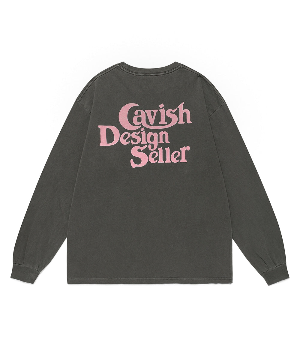 Cavish Pigment Seller Logo Long Sleeve Tee