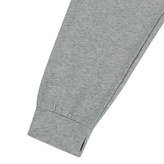 Mahagrid Present One Shoulder Long Sleeve Tee Grey