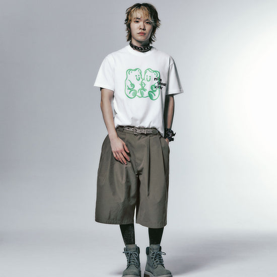 Nice Ghost Club Bermudas Two Tuck Work Shorts