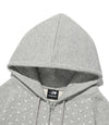 Nice Ghost Club Dot 3Star Raglan Crop Hoodie Zip Up