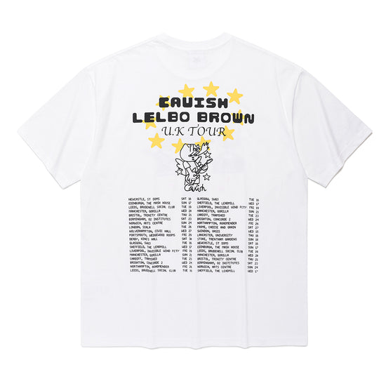 Cavish Cavish X LELBO BROWN U.K TOUR SS TEE