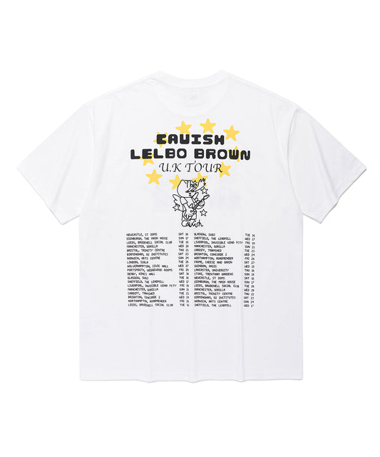 Cavish Cavish X LELBO BROWN U.K TOUR SS TEE