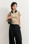 General Idea WOMAN Layered Essential Half Pullover