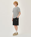 Marithé François Girbaud CLASSIC LOGO CARGO SWEAT SHORTS black