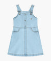 Marithé François Girbaud KIDS W A-LINE DENIM OVERALL SKIRT