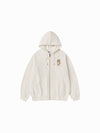 ADLV Stand 2D AC Bear Hoodie Zip Up