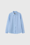 General Idea WOMAN Wrinkle Free Rivet Shirt [BLUE]