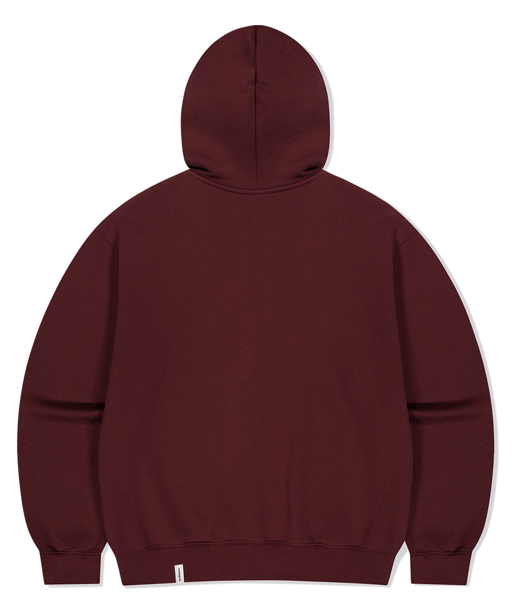 Mahagrid Applique Zip Up Hoodie