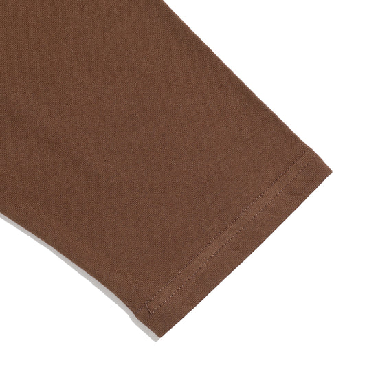Nice Ghost Club Think Layered Long Sleeve Hoodie [Brown]