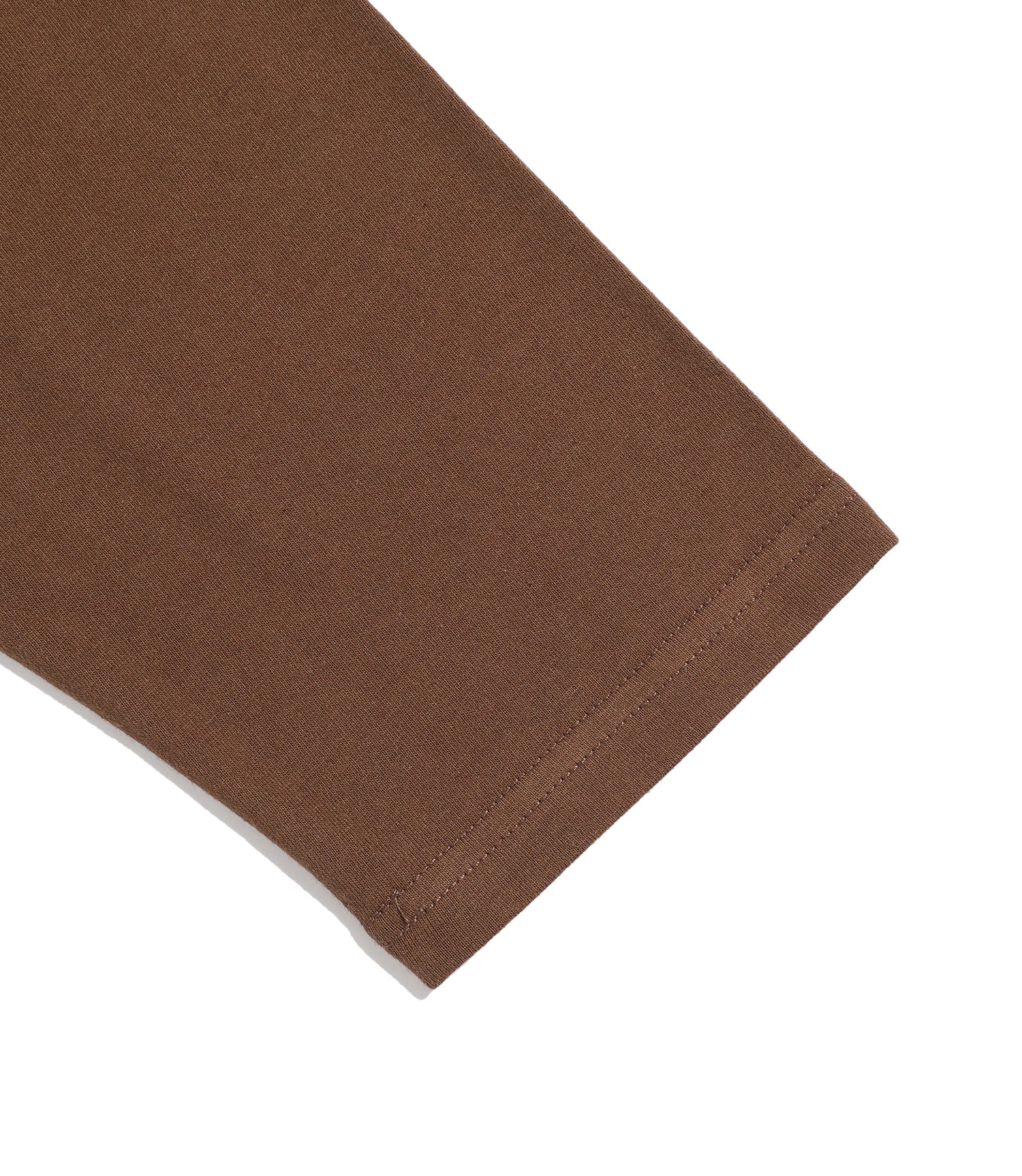 Nice Ghost Club Think Layered Long Sleeve Hoodie [Brown]