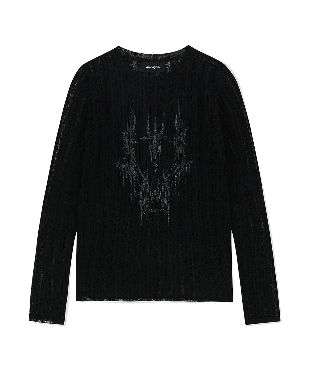Mahagrid Tattoo Crochet Knit