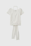 General Idea WOMAN Sheer Halterneck Layered Knit Set