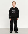Marithé François Girbaud Kids W Boot Cut Sweat Pants Black