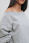 General Idea WOMAN Boat Neck Sweatshirt Dress