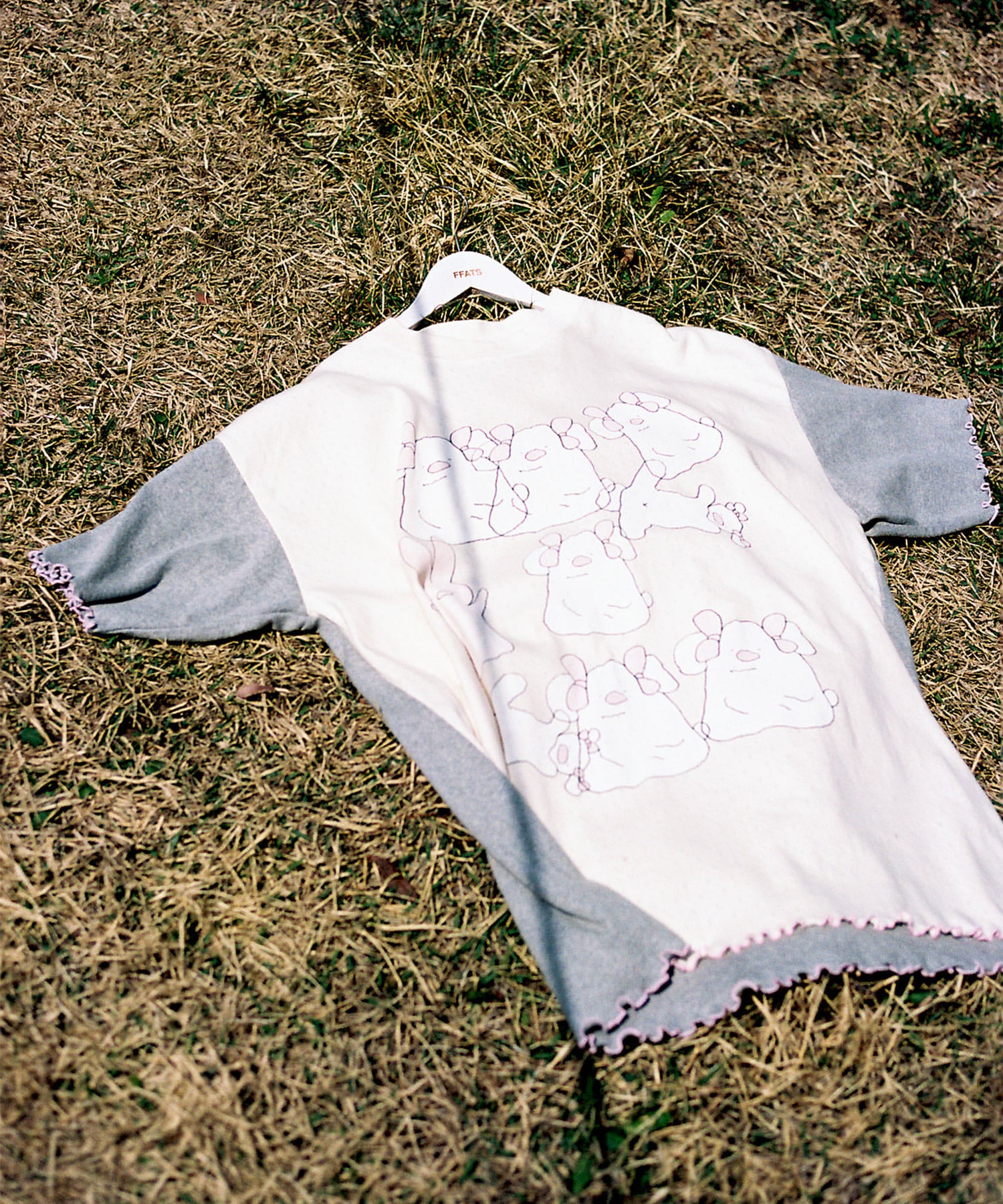 Nice Ghost Club Mimichan Tommy Ppoguri Big Big Tee [Cream]