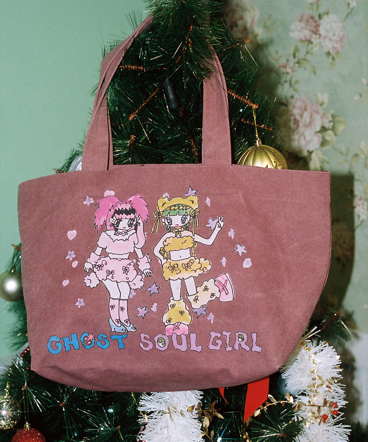 Nice Ghost Club Soul Pussy Cat Ghost Soul Girl Tote Bag