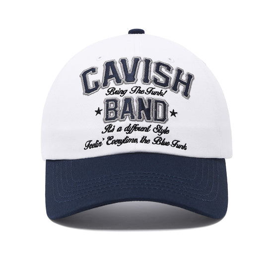 Cavish Arch Script Ball Cap White