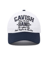 Cavish Arch Script Ball Cap White