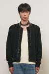 General Idea MAN Stitch Crew Neck Knit Cardigan