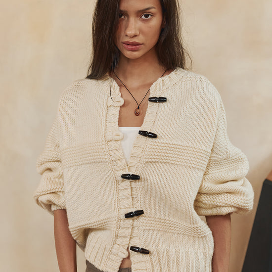 Bitter Cells Popo Toggle Knit Cardigan